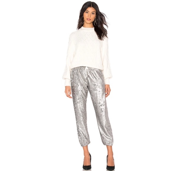David Lerner Sequin Lounge Jogger - Picture 4 of 9